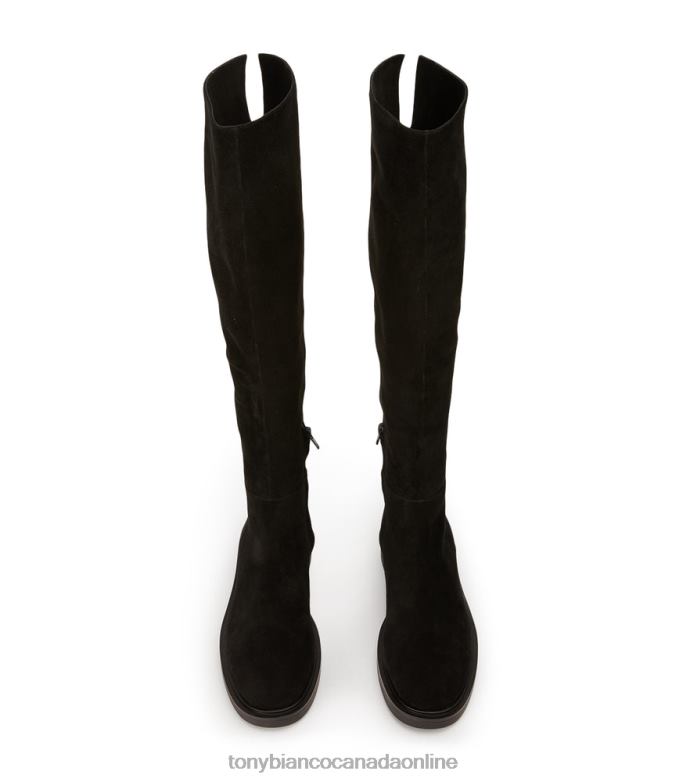 Knee High Boots| Tony Bianco Women Chasey Long Boots H0FJ418 Black Suede