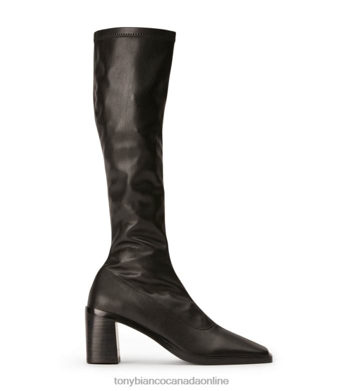 Knee High Boots| Tony Bianco Women Damon Calf Boots H0FJ425 Black Venezia