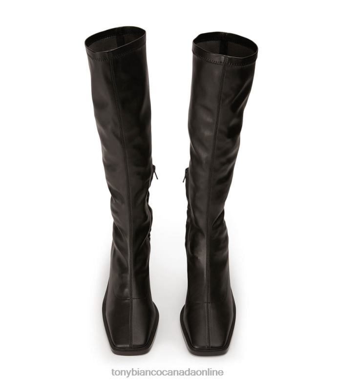 Knee High Boots| Tony Bianco Women Damon Calf Boots H0FJ425 Black Venezia