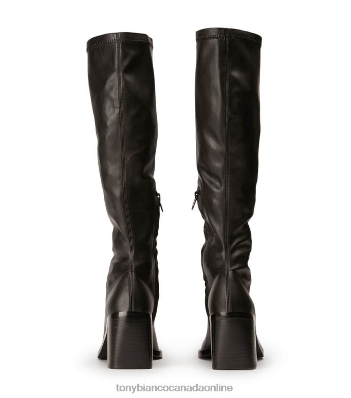 Knee High Boots| Tony Bianco Women Damon Calf Boots H0FJ425 Black Venezia