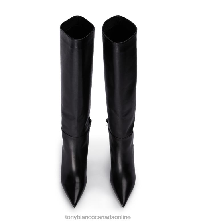 Knee High Boots| Tony Bianco Women Drake Calf Boots H0FJ393 Black Como