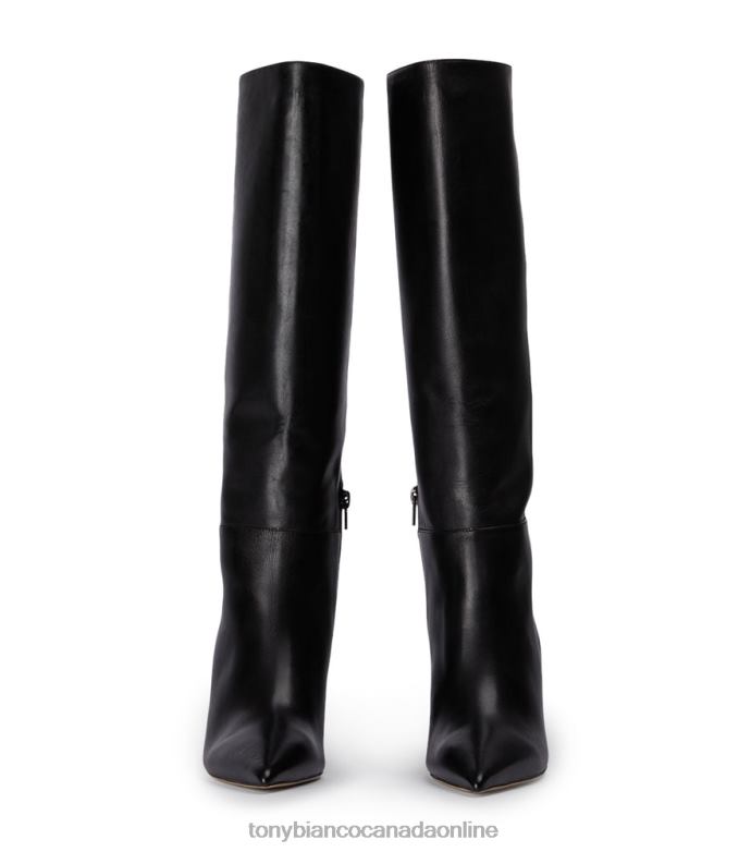 Knee High Boots| Tony Bianco Women Drake Calf Boots H0FJ393 Black Como