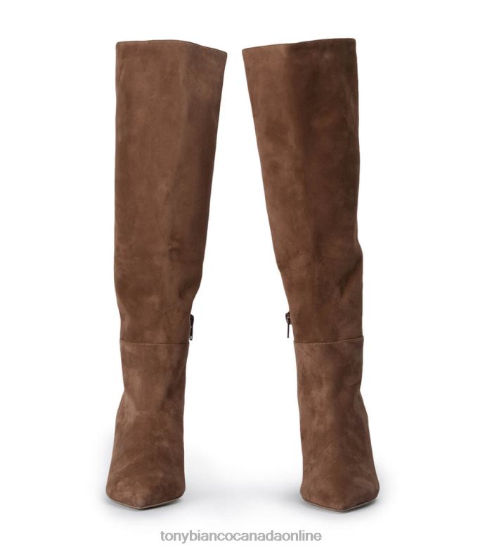 Knee High Boots| Tony Bianco Women Drake Calf Boots H0FJ403 Saddle Suede