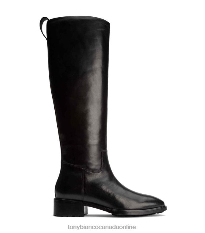 Knee High Boots| Tony Bianco Women Eleanor Calf Boots H0FJ457 Black Como