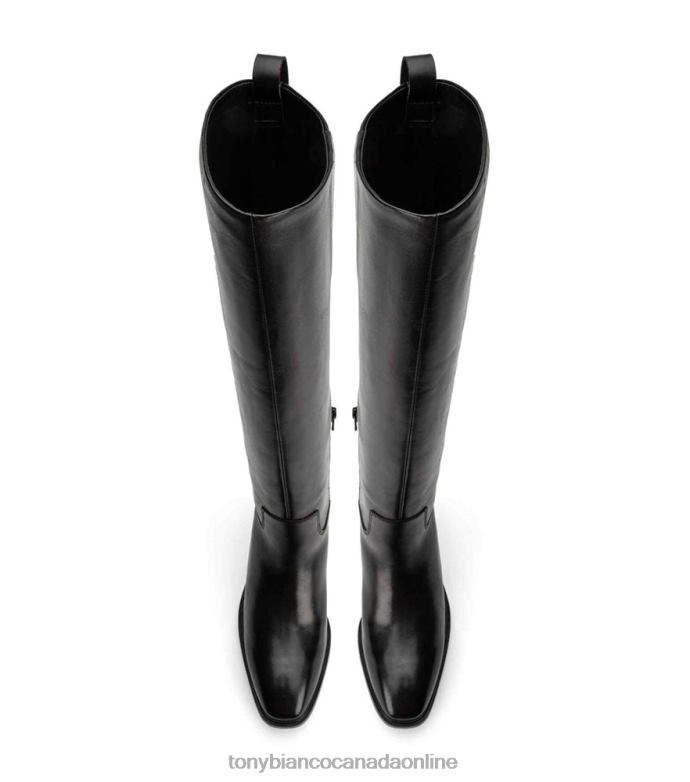 Knee High Boots| Tony Bianco Women Eleanor Calf Boots H0FJ457 Black Como