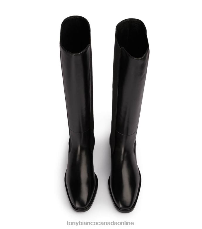 Knee High Boots| Tony Bianco Women Emrata Calf Boots H0FJ430 Black Como