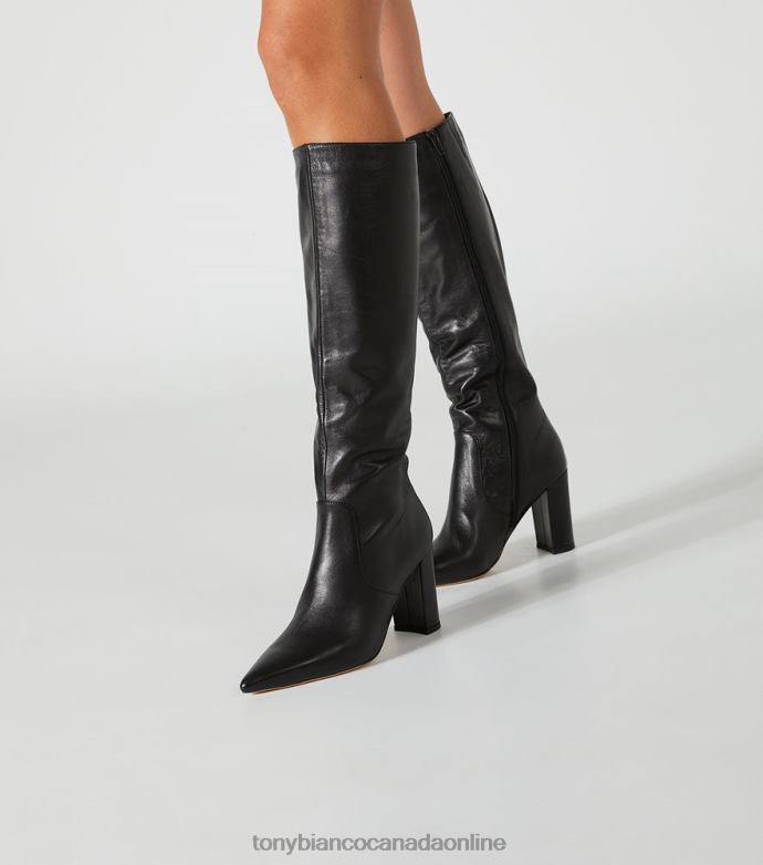 Knee High Boots| Tony Bianco Women Epic Calf Boots H0FJ450 Black Venice
