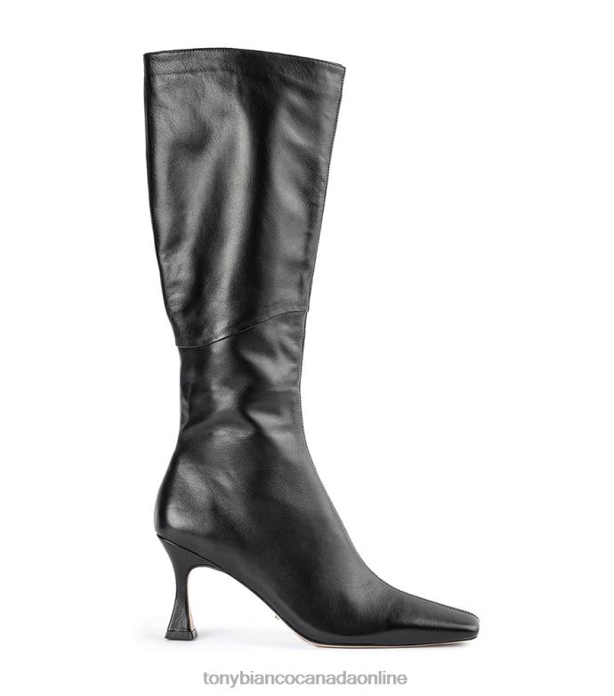 Knee High Boots| Tony Bianco Women Fantasy Calf Boots H0FJ410 Black Venice