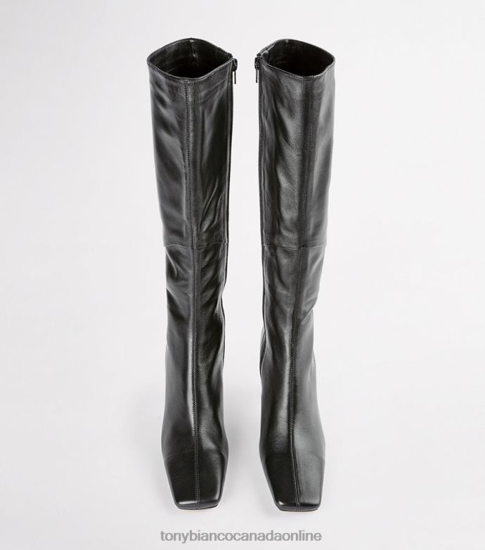 Knee High Boots| Tony Bianco Women Fantasy Calf Boots H0FJ410 Black Venice