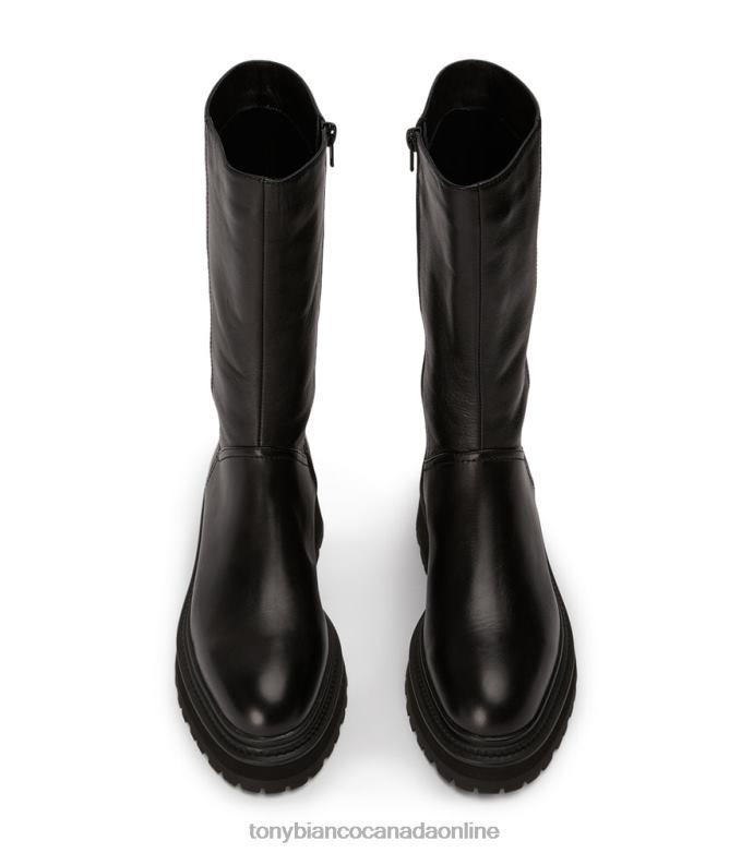 Knee High Boots| Tony Bianco Women Hahn Calf Boots H0FJ417 Black Como