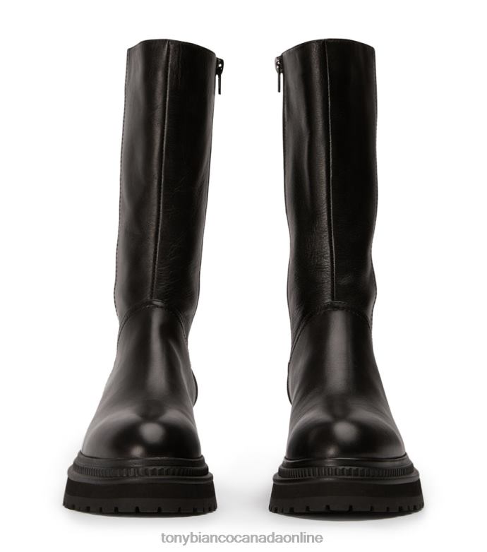Knee High Boots| Tony Bianco Women Hahn Calf Boots H0FJ417 Black Como