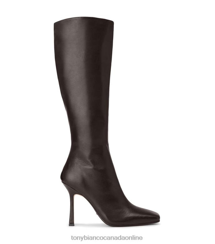 Knee High Boots| Tony Bianco Women Havana Calf Boots H0FJ436 Chocolate Nappa