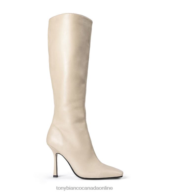 Knee High Boots| Tony Bianco Women Havana Calf Boots H0FJ455 Vanilla Nappa