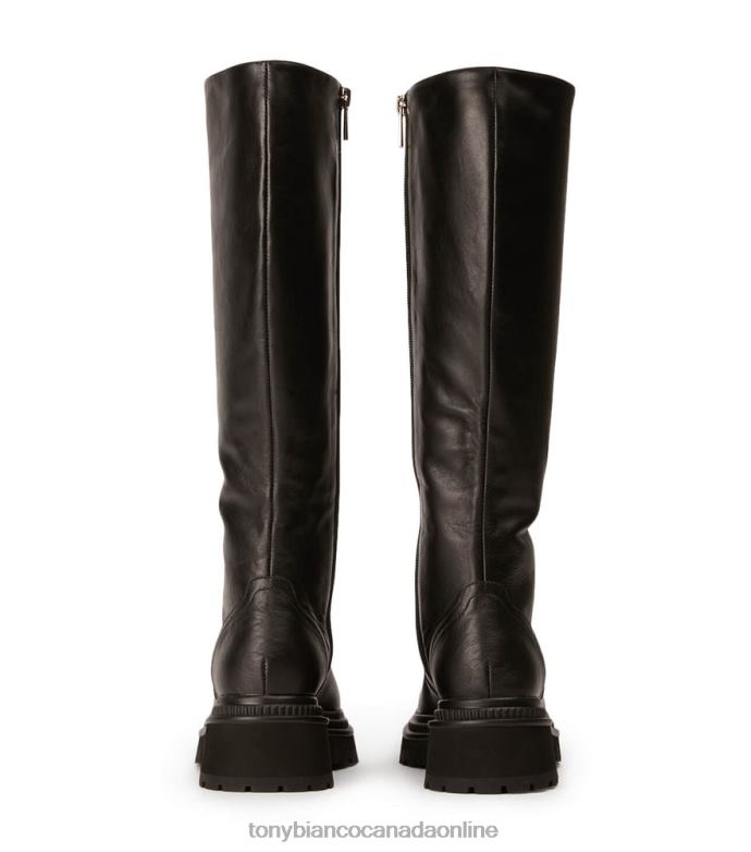 Knee High Boots| Tony Bianco Women Hitch Calf Boots H0FJ433 Black Venice