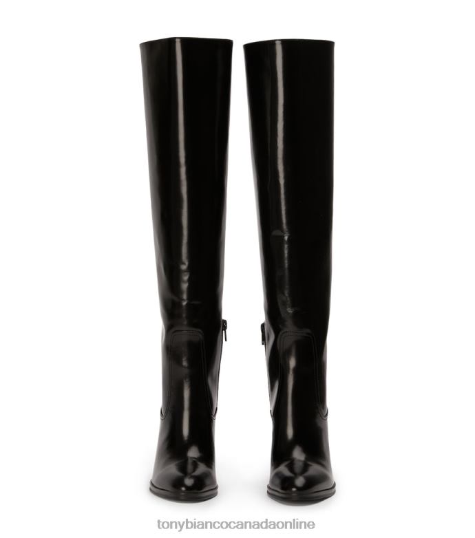 Knee High Boots| Tony Bianco Women Hot Calf Boots H0FJ395 Black Hi Shine