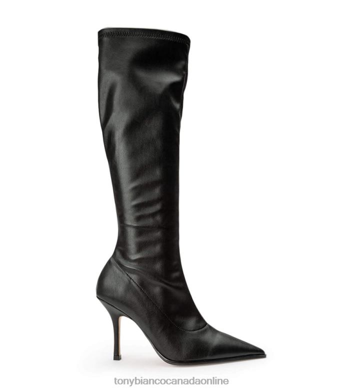 Knee High Boots| Tony Bianco Women Knight Calf Boots H0FJ407 Black Venezia