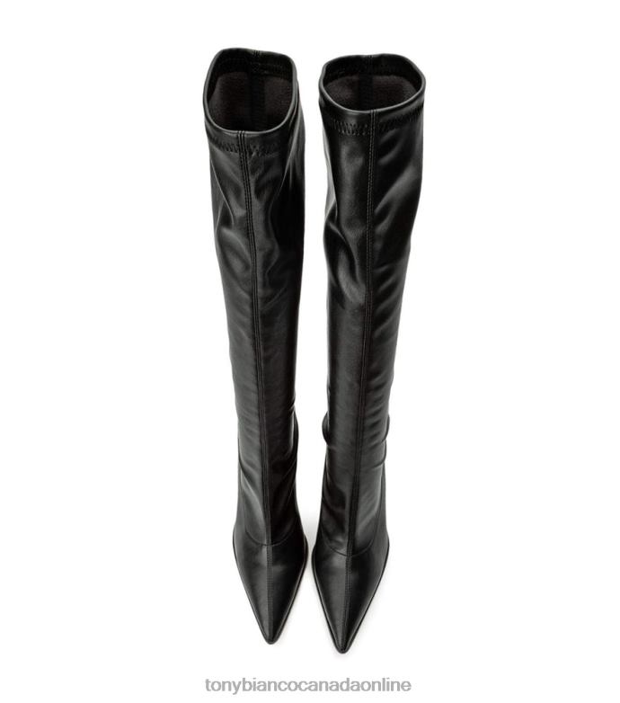 Knee High Boots| Tony Bianco Women Knight Calf Boots H0FJ407 Black Venezia