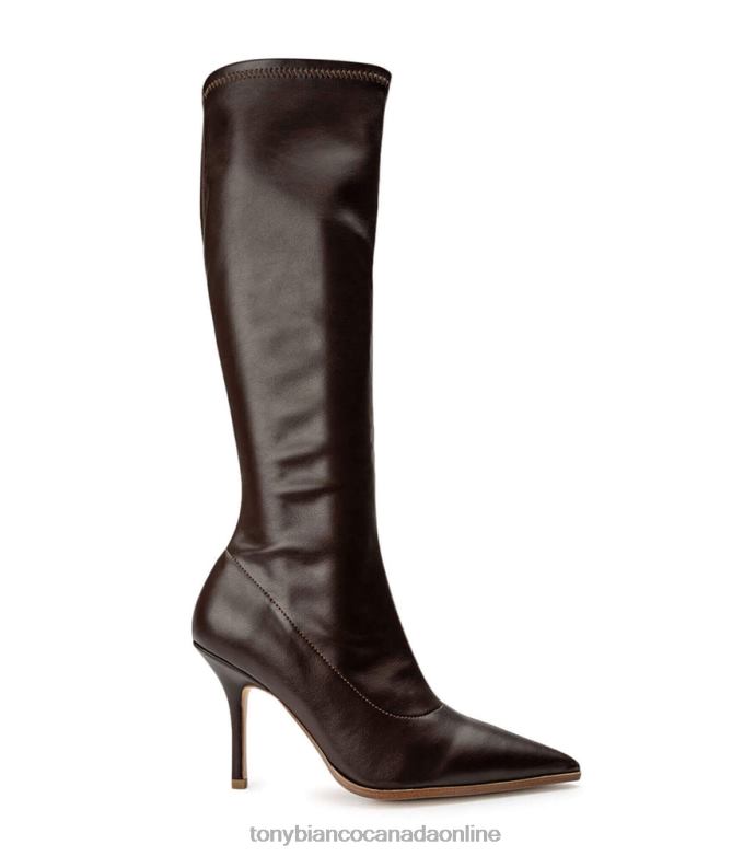 Knee High Boots| Tony Bianco Women Knight Calf Boots H0FJ442 Choc Venezia