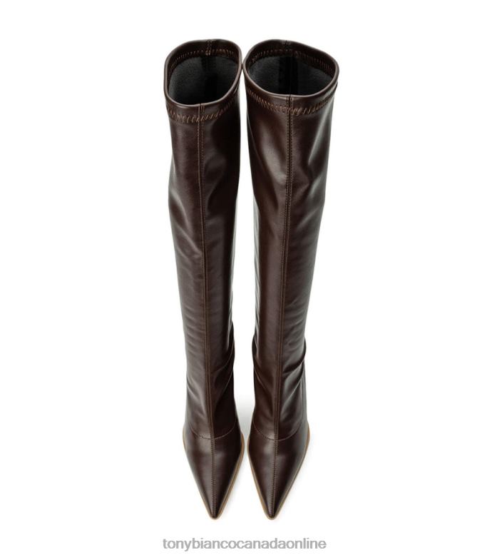 Knee High Boots| Tony Bianco Women Knight Calf Boots H0FJ442 Choc Venezia