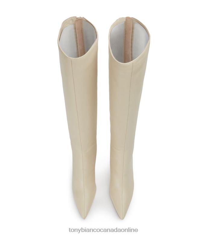 Knee High Boots| Tony Bianco Women Kortez Calf Boots H0FJ440 Vanilla Nappa