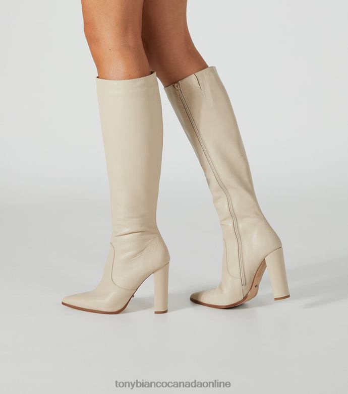 Knee High Boots| Tony Bianco Women Lucille Calf Boots H0FJ447 Vanilla Venice