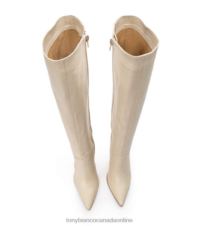 Knee High Boots| Tony Bianco Women Lucille Calf Boots H0FJ447 Vanilla Venice