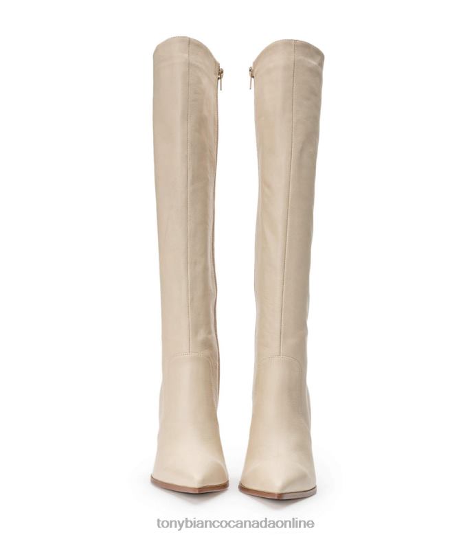 Knee High Boots| Tony Bianco Women Lucille Calf Boots H0FJ447 Vanilla Venice
