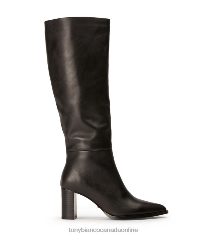 Knee High Boots| Tony Bianco Women Peppe Calf Boots H0FJ416 Black Como