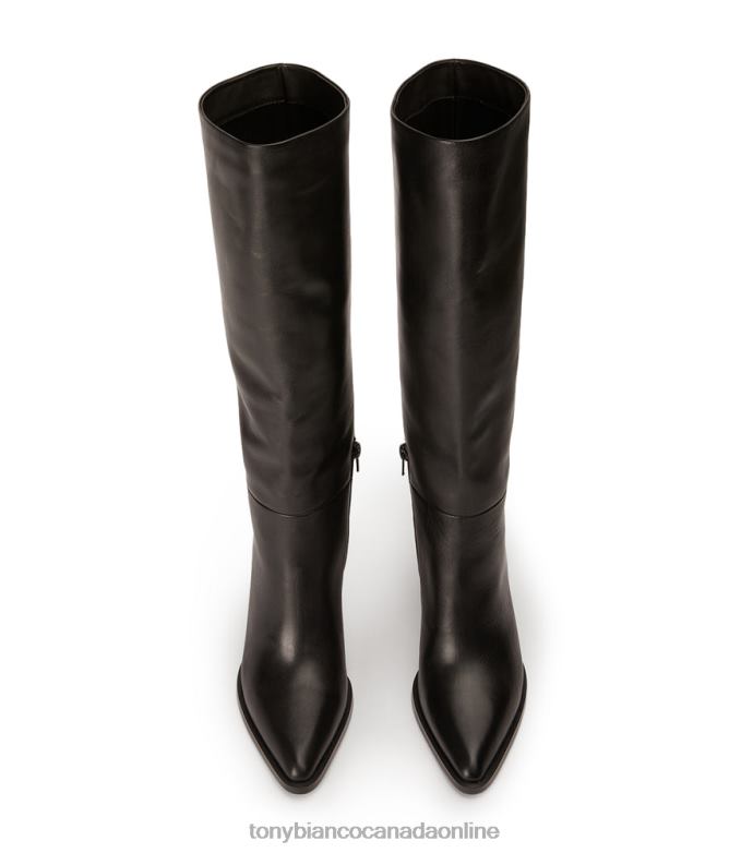 Knee High Boots| Tony Bianco Women Peppe Calf Boots H0FJ416 Black Como