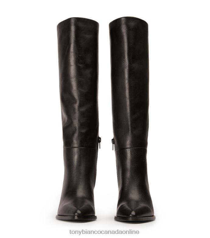 Knee High Boots| Tony Bianco Women Peppe Calf Boots H0FJ416 Black Como