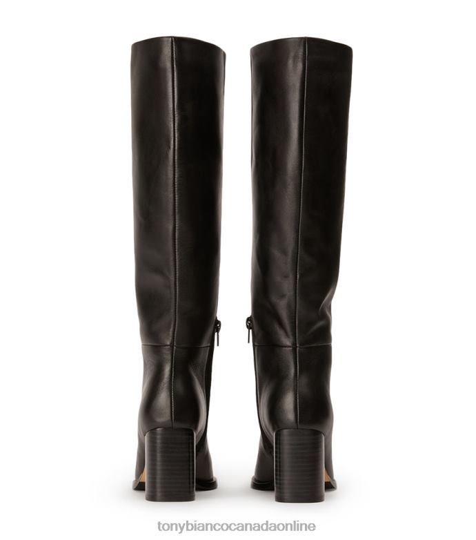 Knee High Boots| Tony Bianco Women Peppe Calf Boots H0FJ416 Black Como