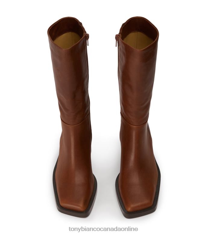 Knee High Boots| Tony Bianco Women Prestige Calf Boots H0FJ460 Cognac