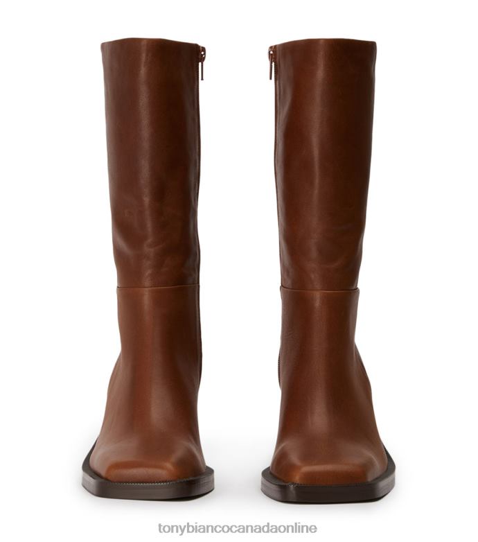 Knee High Boots| Tony Bianco Women Prestige Calf Boots H0FJ460 Cognac