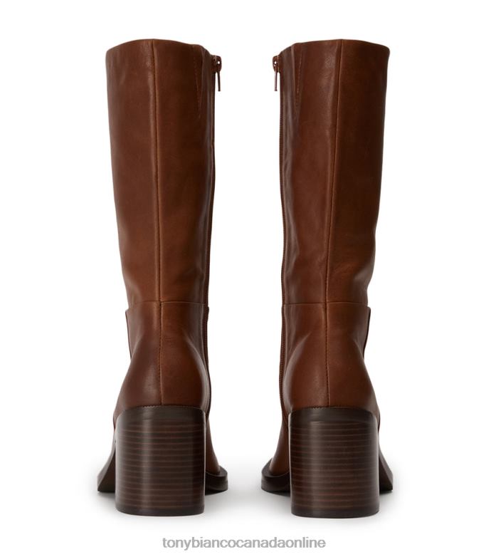 Knee High Boots| Tony Bianco Women Prestige Calf Boots H0FJ460 Cognac
