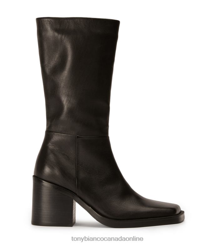 Knee High Boots| Tony Bianco Women Prestige Calf Boots H0FJ461 Black Como