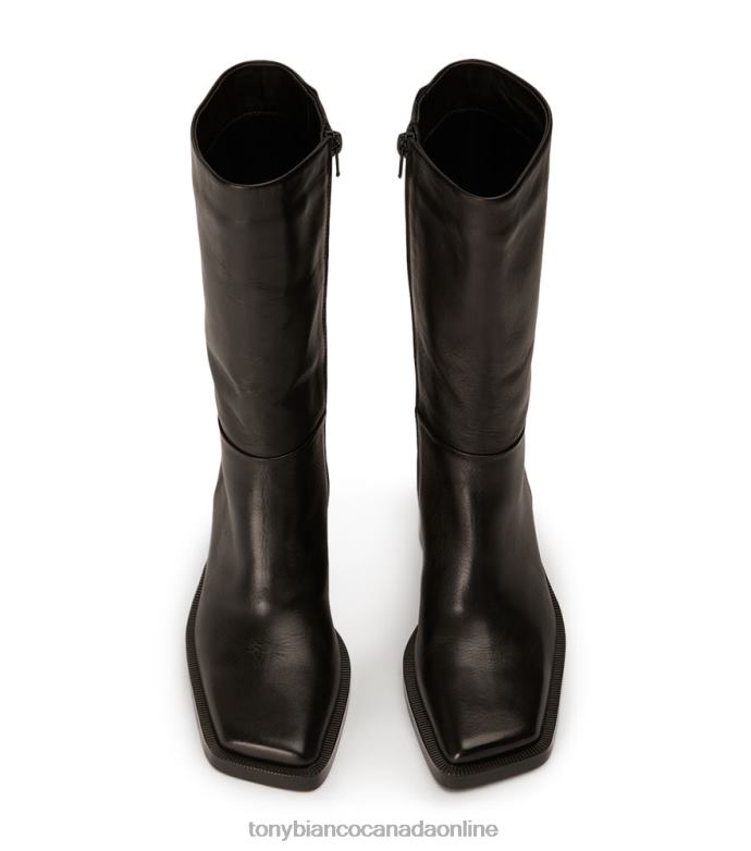 Knee High Boots| Tony Bianco Women Prestige Calf Boots H0FJ461 Black Como