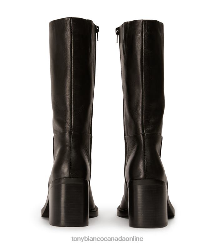 Knee High Boots| Tony Bianco Women Prestige Calf Boots H0FJ461 Black Como