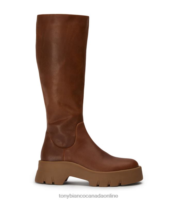 Knee High Boots| Tony Bianco Women Rage Calf Boots H0FJ420 Cognac