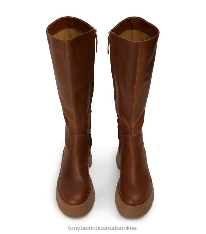 Knee High Boots| Tony Bianco Women Rage Calf Boots H0FJ420 Cognac