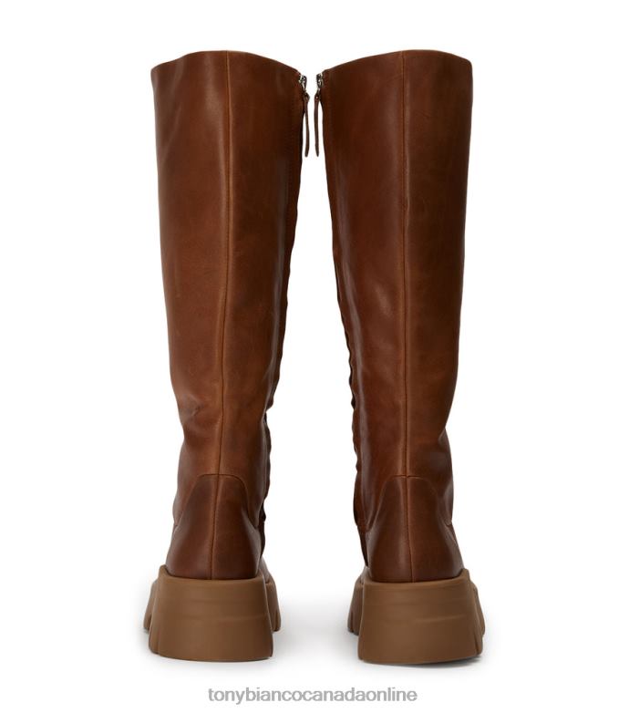 Knee High Boots| Tony Bianco Women Rage Calf Boots H0FJ420 Cognac