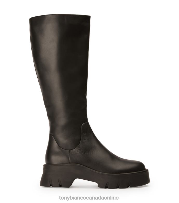 Knee High Boots| Tony Bianco Women Rage Calf Boots H0FJ424 Black Turin