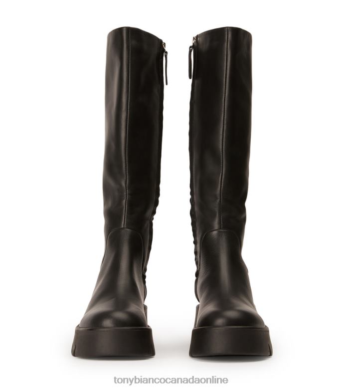 Knee High Boots| Tony Bianco Women Rage Calf Boots H0FJ424 Black Turin