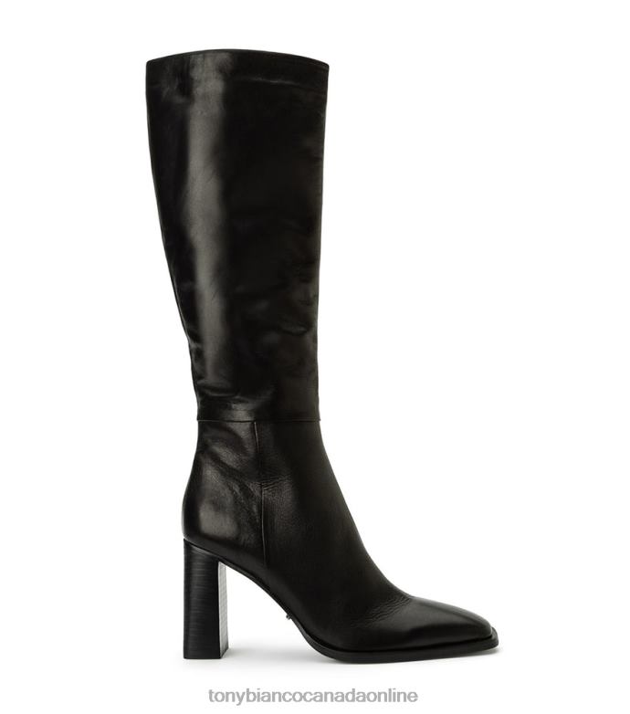 Knee High Boots| Tony Bianco Women Rylee Calf Boots H0FJ451 Black Venice
