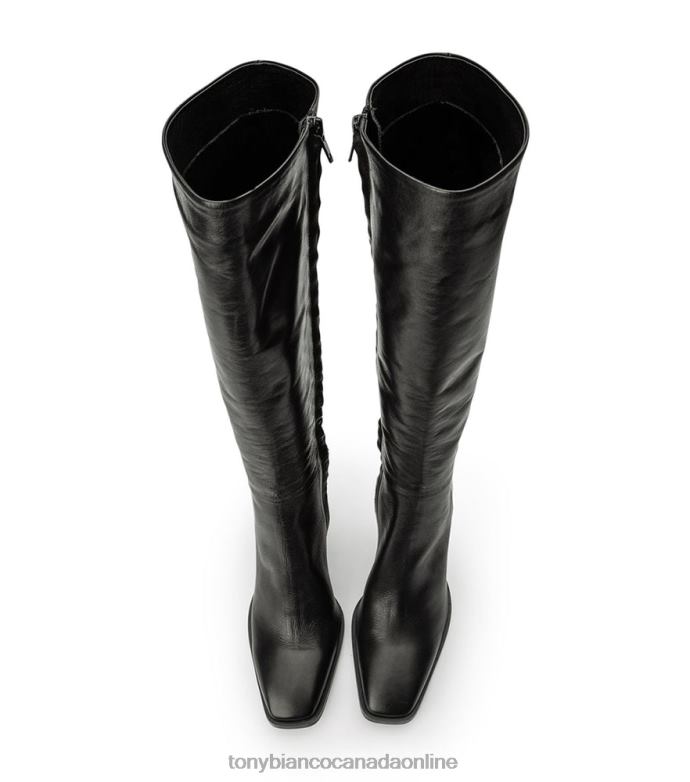 Knee High Boots| Tony Bianco Women Rylee Calf Boots H0FJ451 Black Venice