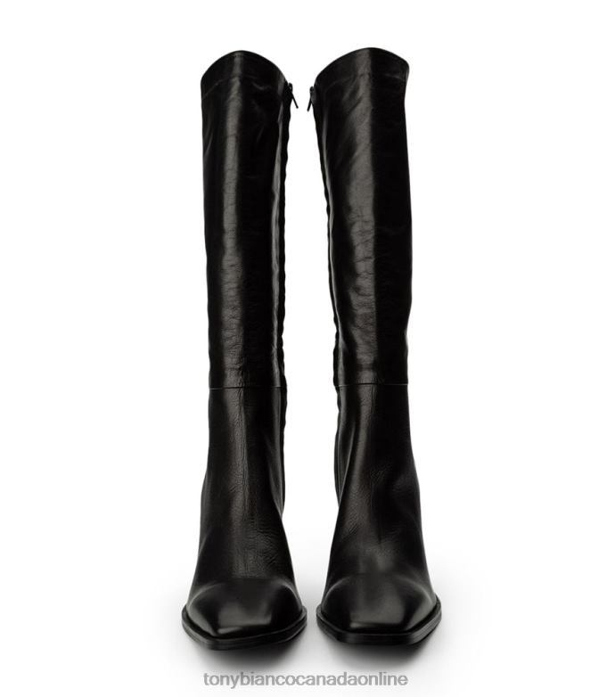 Knee High Boots| Tony Bianco Women Rylee Calf Boots H0FJ451 Black Venice