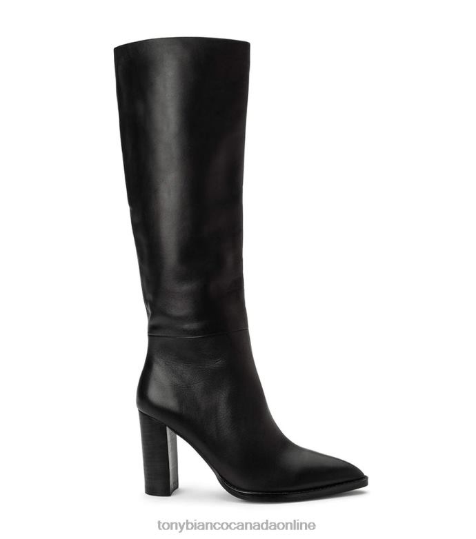 Knee High Boots| Tony Bianco Women Skyla Calf Boots H0FJ449 Black Como