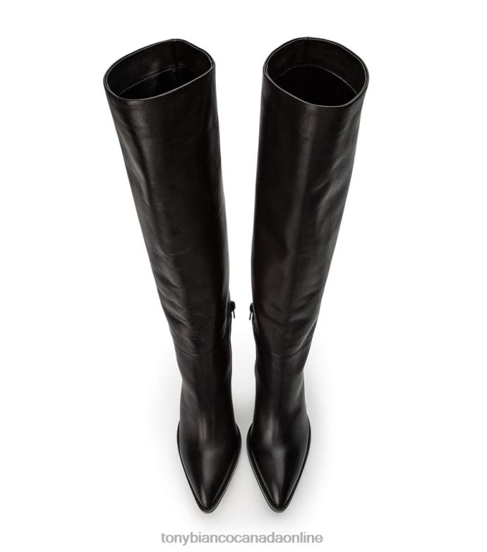 Knee High Boots| Tony Bianco Women Skyla Calf Boots H0FJ449 Black Como