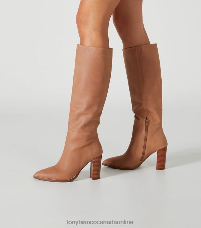 Knee High Boots| Tony Bianco Women Skyla Calf Boots H0FJ469 Caramel Venice