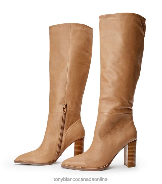 Knee High Boots| Tony Bianco Women Skyla Calf Boots H0FJ469 Caramel Venice