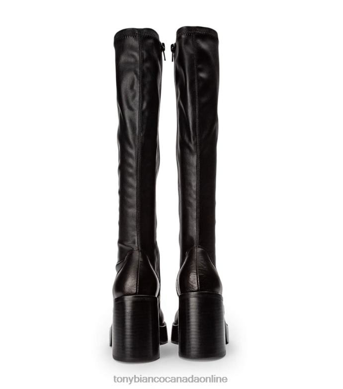 Knee High Boots| Tony Bianco Women Tibby Calf Boots H0FJ448 Black Venice/Black Venezia